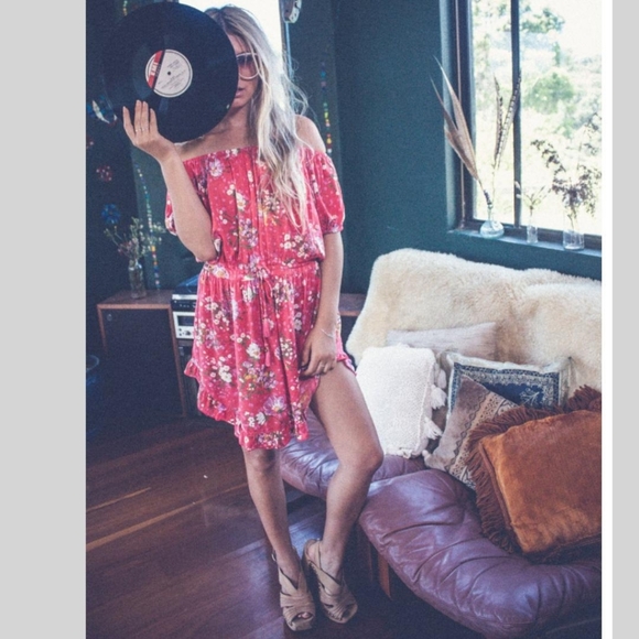 Spell & the gypsy sundancer play dress red S mini - Picture 8 of 11